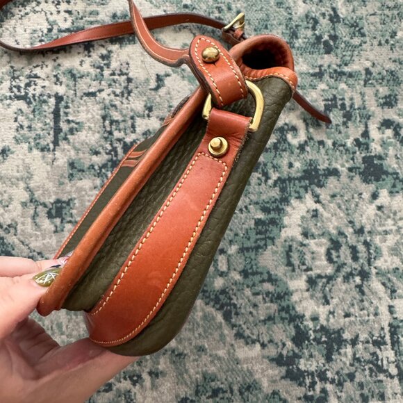 Vintage Dooney & Bourke Equestrian Line Purse Crossbody Bag - Picture 7 of 16